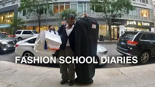 NYC FASHION SCHOOL DIARIES | what it's REALLY like interning for a stylist