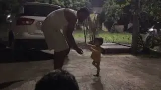 Chacha teach walk to Shivam