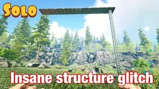 SOLO how to build ceilings without any pillar support ( ARK survival evolved ) all consoles