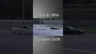 240sx and 180sx Tandem Drift