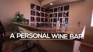 Basement Living: Wine Wall Creates a Personal Wine Bar