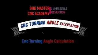 CNC Turning Angle Calculation Explain IN Tamil