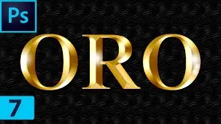 🅿 Tutoriales Photoshop - Efecto de Oro