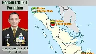 15 Pangdam Kodam 2019 dan Wilayahnya di Indonesia
