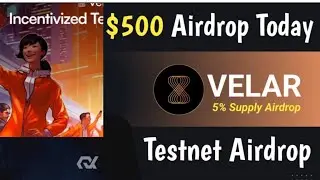 VELAR NETWORK - TEST NET AIRDROP $100