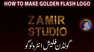 HOW TO MAKE GOLDEN FLASH LOGO IN AFTER EFFECT / after effect VFX