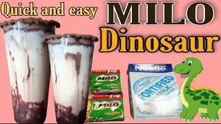 How to Make Milo Dinosaur Drink | Quick and Easy