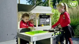 EXIT TOYS DREWNIANA KUCHNIA Z OBIEGIEM WODY | e-zabawkowo.pl