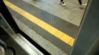 Milan Metro Door Shut