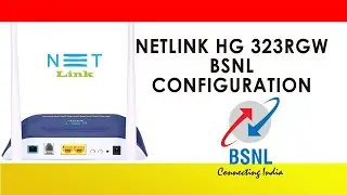 NETLINK HG323RGW BSNL CONFIGURATION