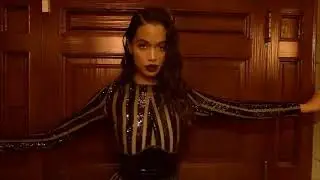 Sexy V-Neck And Hip Split Sequin Evening Dress