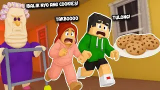 Maymay and Esoni ESCAPE GRUMPY GRAN IN ROBLOX (OBBY) | Tagalog Roblox