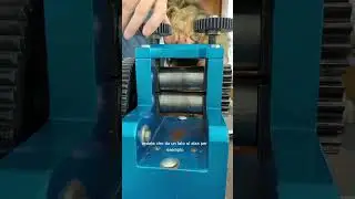 Jewelry Tutorial. Come si regolano i rulli del laminatoio? #shorts