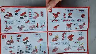 Mini 6 in 1 firefighters toy
