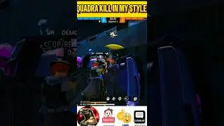 CS RANK QUADRA KILL IN MY STYLE | #freefire #ffshorts #shortvideo #shortfeed #freefirevideo #ffgame