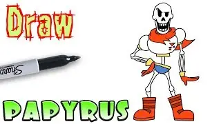 How to Draw Papyrus | Undertale