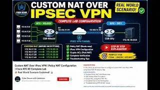 Cisco IPsec VPN with Policy NAT | NAT Before Encryption Explained |