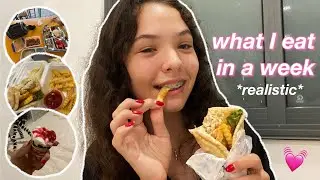 WHAT I EAT IN A WEEK *realistic* | Milana Blogs