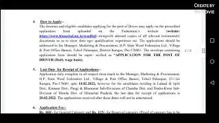recruitment in HP State Cooperative Wool Procurement and Marketing Federation