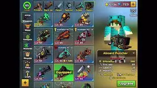 Pixel gun 3D. Aboard puncher review. It’s over powered