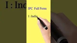 I.P.C  Full form  |  full form of IPC  |  #Fullform