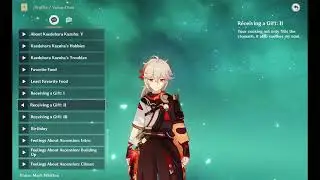 Kaedehara Kazuha voice-over: Receiving a Gift: II  (Genshin Impact eng)