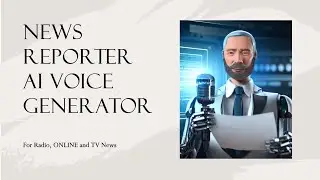 News reporter voice - Announcer Voice Generator
