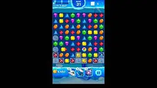 Jewel Pop Mania:Match 3 Puzzle Level 183 ( Ice Cream Town Episode ) - Walkthrough ( No Booster )
