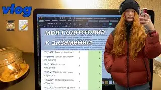 vlog🇨🇿 как сдать сессию на отлично?