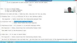 23 - ABAP Dictionary - Views - Introduction