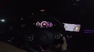 Mk8 GTI 034 Stage 1 top speed run (in Mexico)
