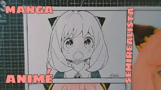 Drawing ANYA FORGER in 3 Styles (Manga, Animé and SemiRealistic)