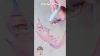 1 Minute ASMR| Pencil Crayons #asmr #shorts #art #honkaistarrail #Sunday