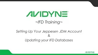 Avidyne IFD - Signing up for Jepp, JDM & Database Updates