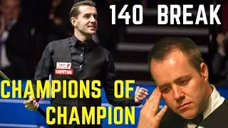Amazing 140 break by | Mark Selby | Against | John Higgins | In Champion of Champions 2022 #snooker
