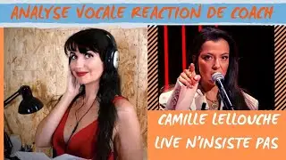 Analyse vocale Camille Lellouche - N'insiste pas - réaction de coach