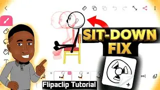 How to Animate a Character Sitting Down | FlipaClip Animation Tutorial