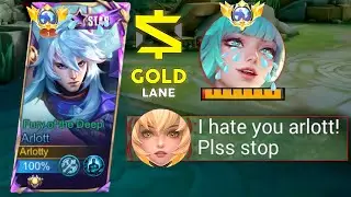 NEW META ARLOTT GOLD LANE!! WILL MAKE THE ENEMY CRY!!