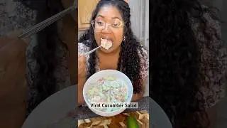 Trying the viral Cucumber Salad. Is it any good? 
