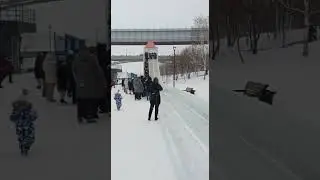 на ледовом городке 8 января