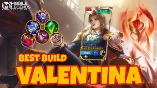 TOP GLOBAL VALENTINA PAKE BUILD INI MUSUH AUTO PUYENG | MOBILE LEGENDS