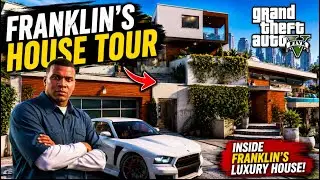 GTA 5 Franklin’s House Tour | Inside Franklin Clinton’s Luxury Mansion | PS5 Gameplay
