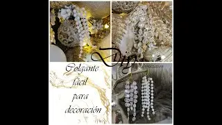 Diy. Adorno colgante para decoración.