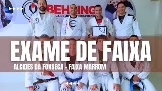 Exame de faixa marron - Alcides da Fonseca