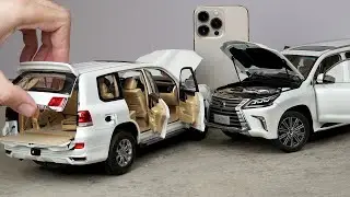 Most Expensive Miniatures of Toyota Land Cruiser LC200 VS Lexus LX570 - Diecast Models