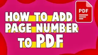How to Add Page Numbers to PDF | Online Method | Simple Steps to Add Page Number on your PDF FIle
