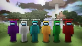 Minecraft pero es AMONG US