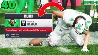 Our 1st Season Ending Injury... | Marshall Ep 40 - College Football 25