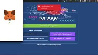 FORSAGE - Регистрация в проекте ФОРСАЖ через Metamask