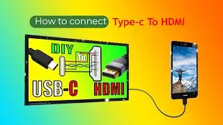 How to connect your mobile device to a TV using a Type-C to HDMI cable